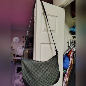 Gucci Canvas Round Crossbody Large